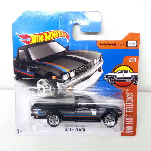 2017 Hot Wheels Datsun 620 bakkie - black