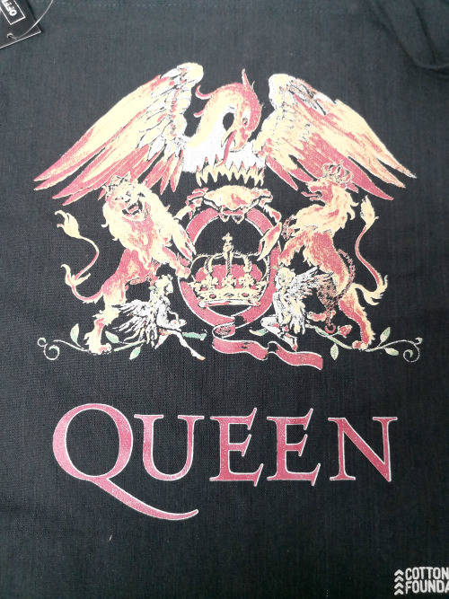 Officially licenced `QUEEN` fabric Shopping bag
