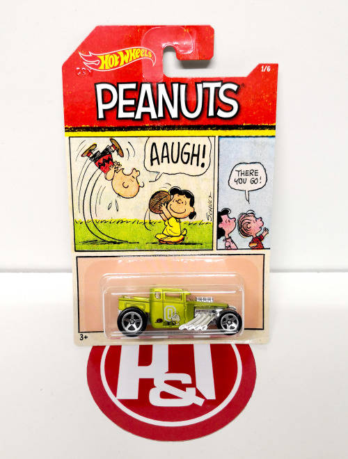 Hot Wheels `Peanuts` Themed Assortment set (6 Cars)
