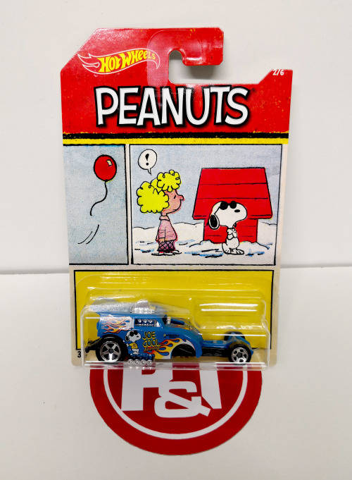 Hot Wheels `Peanuts` Themed Assortment set (6 Cars)