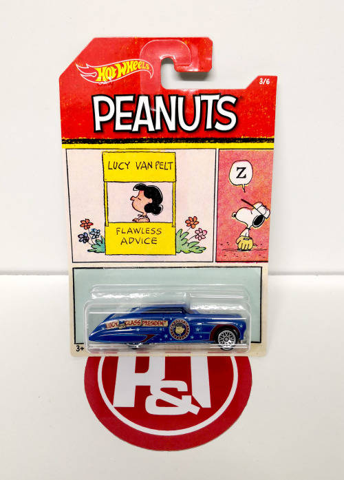Hot Wheels `Peanuts` Themed Assortment set (6 Cars)