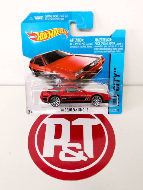 2014 Hot Wheels `81 Delorean DMC-12