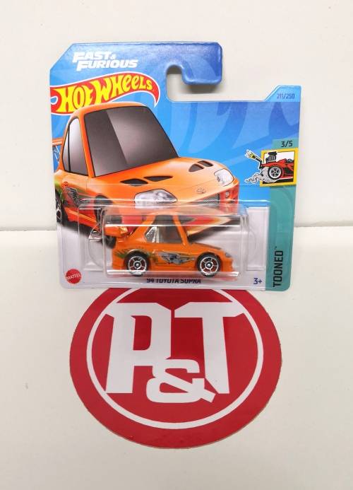 2023 Hot Wheels `TOONED` Fast & Furious `94 Toyota Supra