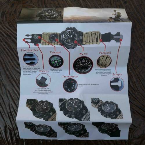 YUZEX G3 Unisex Multifunctional Waterproof Survival Watches