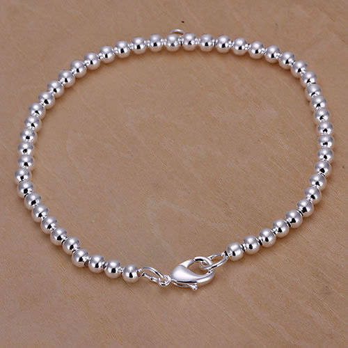 925 SILVER PLATED BRACELET 3MM