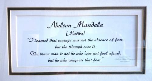 Nelson Mandela  limited addition frame with coin photo