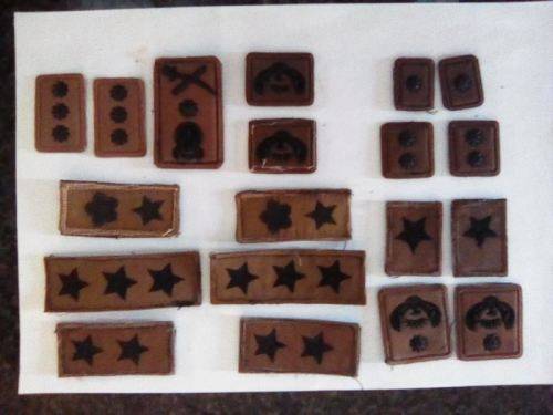 SADF - SANDF Collar Rank all with Velcro on back ( all )