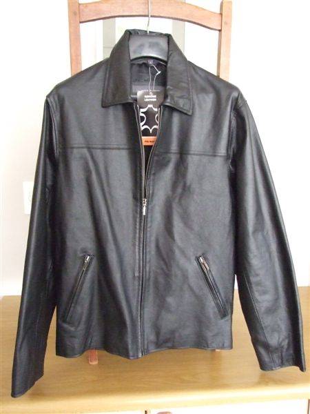 Mens Black Leather Jacket