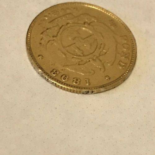 South Africa 1893 Half Pond Paul Kruger pre Boer War ZAR