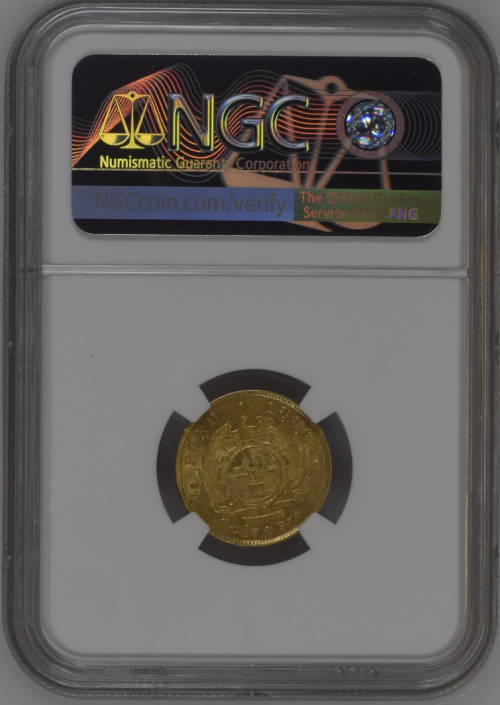 South Africa 1896 Half Pond Paul Kruger pre Boer War ZAR gold coin AU55
