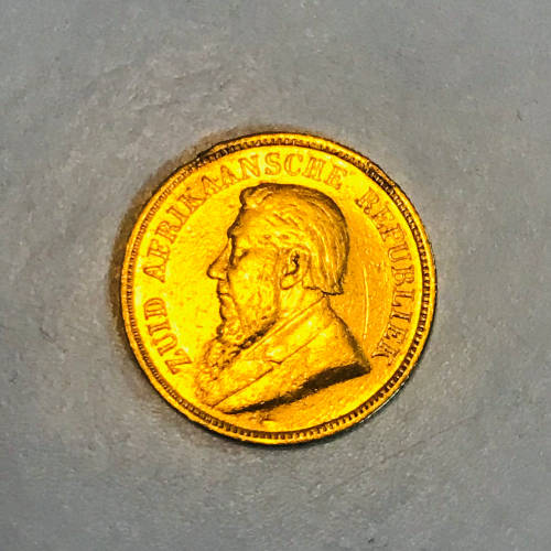 South Africa 1893 Half Pond Paul Kruger pre Boer War ZAR