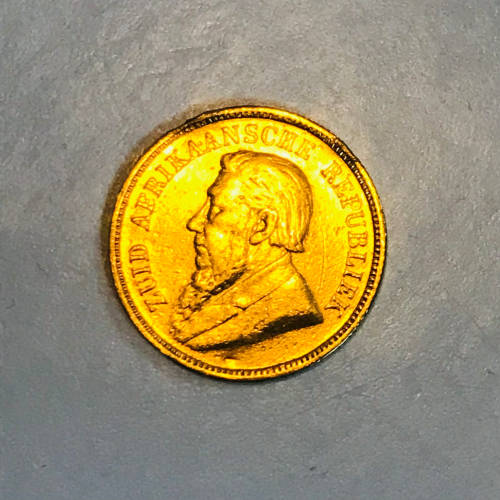 South Africa 1893 Half Pond Paul Kruger pre Boer War ZAR