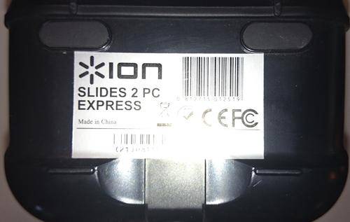 ION Slides 2 PC Express - Label