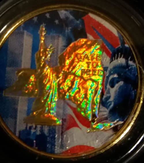 WORLD TRADE CENTER NEW YORK US MINT QUARTER!!!!WITH COA!!