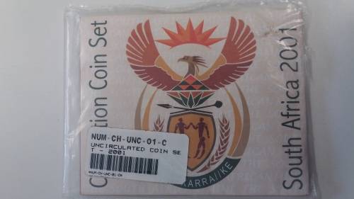 2001 UNCIRCULATED COIN SET ,STILL SEALED!!!SA MINT
