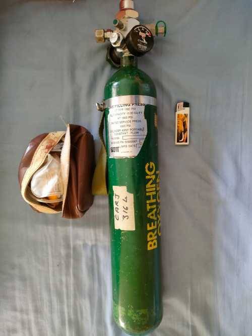 High Altitude Oxygen Tank / Cylinder