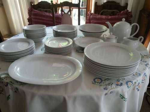 *** Origional RARE NORITAKE Dinner Service | Artic White 46 pcs *** Deceased Estate ***