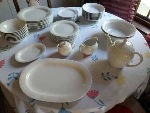 *** Origional RARE NORITAKE Dinner Service | Artic White 46 pcs *** Deceased Estate ***