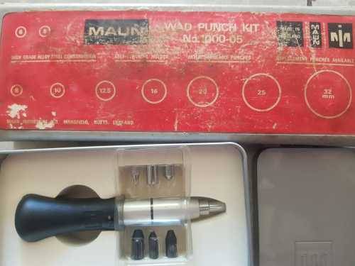 Maun Wad Punch Set With Centre Punch Metric 5 mm To 32 mm & Extra Set *** RETAIL R3500 ***