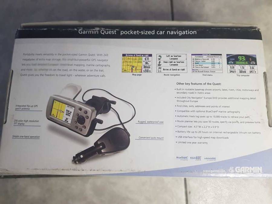 Garmin Quest Navigation & Accessories  (Please Read)