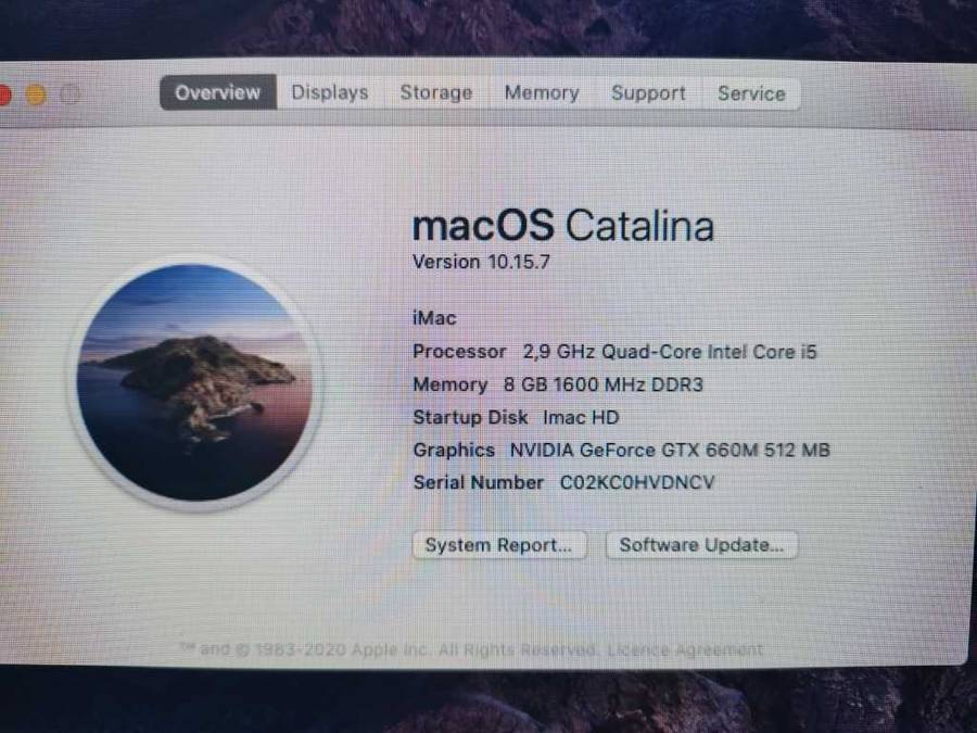 iMac `core i5` 8GB | 27` | 1 TB HDD | A1419 + Apple Keyboard + Mouse | Excellent Condition