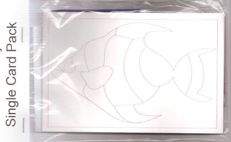 Sand Art Single Card Pack - Fish image