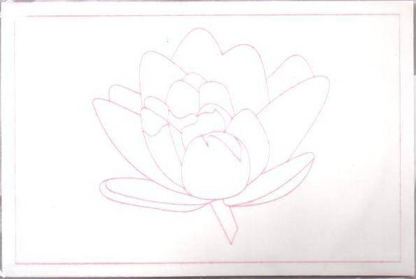 Sand Art Single Card Pack - Pretty Flower