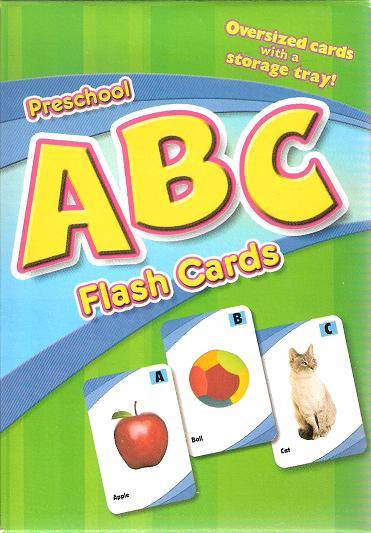 Preschool ABC Flash Cards with Storage Tray. Postage only R25