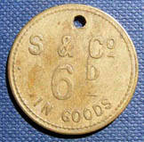 STRACHAN & CO 6d of Type #3