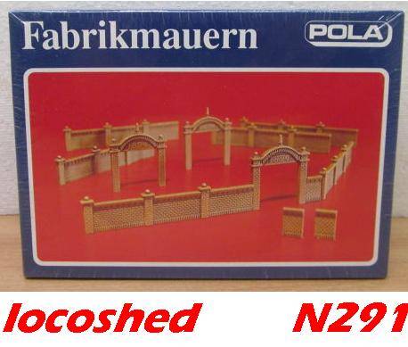 N gauge NEW Kit Factory Walls N291 POLA