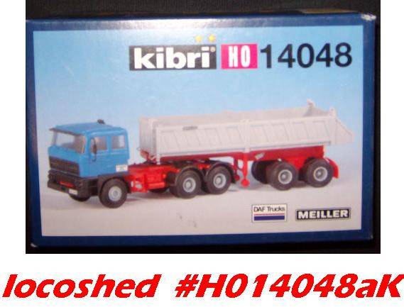 1in87 H0 scale DAF 5-axle articulated Meiller Tipper Truck 130x32x35mm NEW assy KIT   #H014048aKibri
