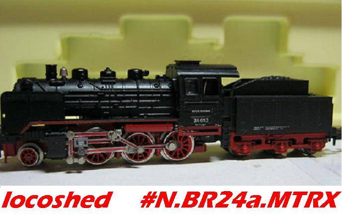 N gauge  Minitrix Steam Engine BR24 DB orig.box .....  TOP CONDITION......  #N.BR24a.MTRX