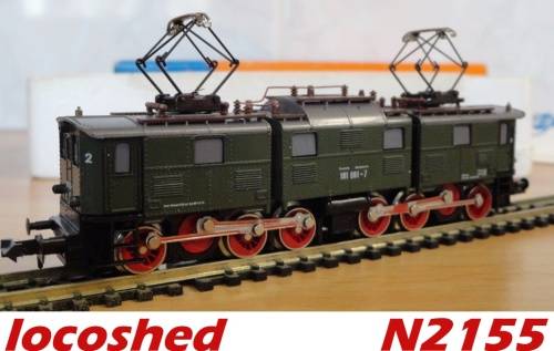 BR191 Electric Locomotive, dbl articulated, 6 axles, analogue, mint, boxed N2155 Roco