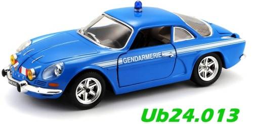 Renault Alpine A110 Gendarmerie 1966 blue, pre-owned, unboxed, collector top condition #Ub24-013