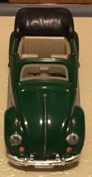 Volkswagen Beetle Cabriolet 1961 green 1/72 Schuco NEW+boxed    #7202 MWS wheels