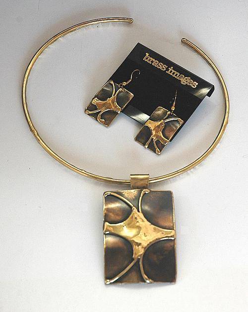 BRASS IMAGES DESIGNER    Necklace & Earings