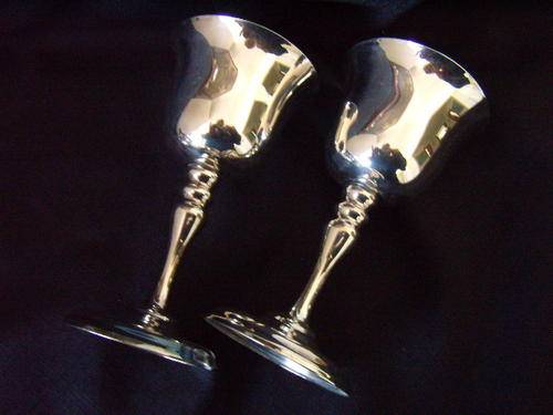 Silver Plate Wine Chalice - A Matching Pair ***Excellent Condition***