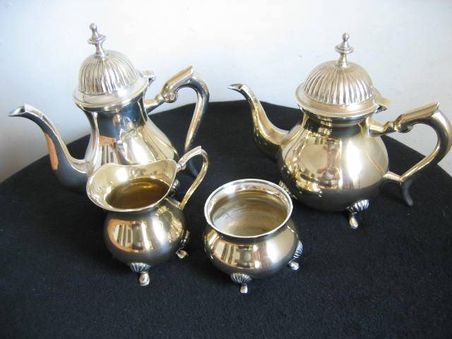 Good Quailty Heavy Silver Plated Tea Set