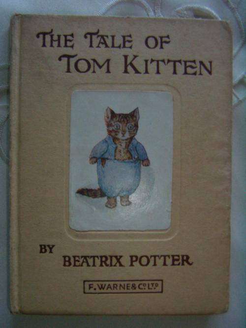Beatrix Potter "The Tales of Tom Kitten"  +50years old - Colour Picture on Cover - 14 x 10 cm