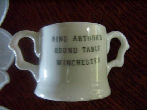 King Arthur's Round Table Winchester Minature Mug 5cm Marked Forest China Company