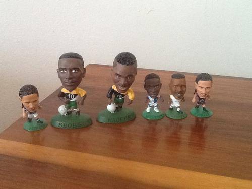 Very rare South African soccer / football figurine set (including Shell headliners)