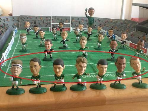 7 South Africa / Springbok Rugby Figurines