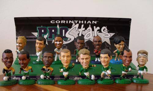 Complete set of 12 Shell Headliners Figures (rugby, soccer, cricket, etc) PLUS 2 rugby figures