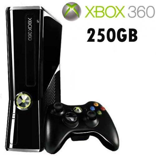 XBOX 360 250GB, 8 GAMES , 2 CONTROLLERS,1 KINECT ,1 PLAY AND CHARGE KIT