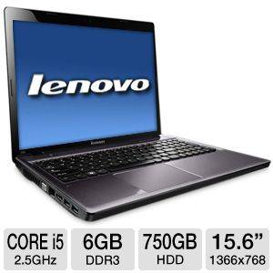Lenovo IdeaPad Z580 ,CORE i5 ,6GIG RAM ,750GB HDD, 15.6" LED, 1GB NVIDIA GRAPHICS