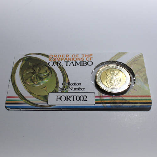 O.R. Tambo Centenary Five Rand Coin Flip Limited Edition - R5 2017 MS63-MS70 Potential