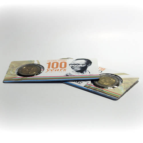 O.R. Tambo Centenary Five Rand Coin Flip Limited Edition - R5 2017 MS63-MS70 Potential