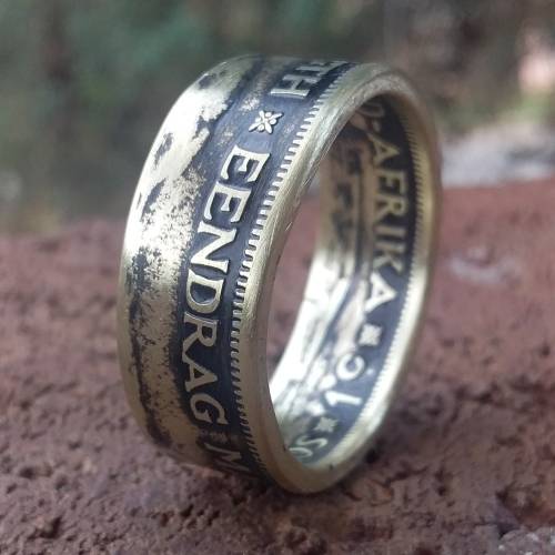 Coin Ring 1c 1961 Unity Is Strength / Eendrag Maak Mag