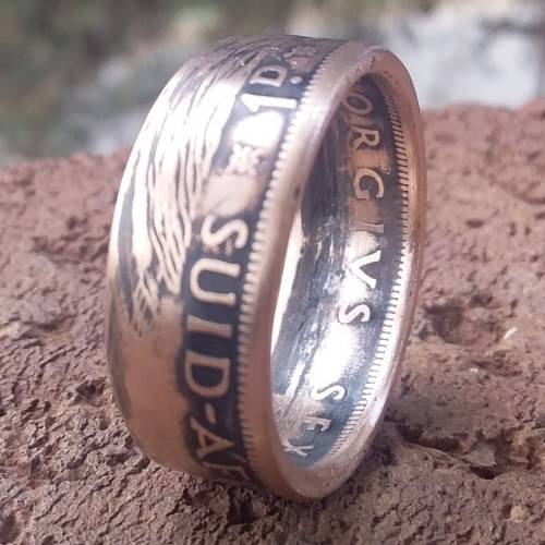Coin Ring 1 Penny 1952 South Africa / Suid-Afrika