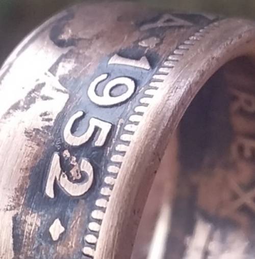 Coin Ring 1 Penny 1952 South Africa / Suid-Afrika